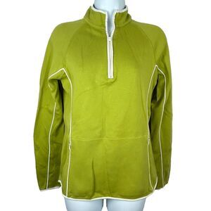 Bobby Jones Quarter Zip Cotton Kangaroo Pocket Top Jacket Size S